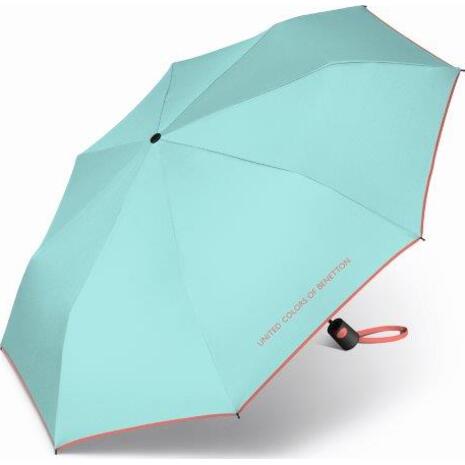 Ομπρέλα βροχής γυναικεία αυτόματη BENETTON Super Mini AC διάφορα χρώματα (1 τεμάχιο) (4077)